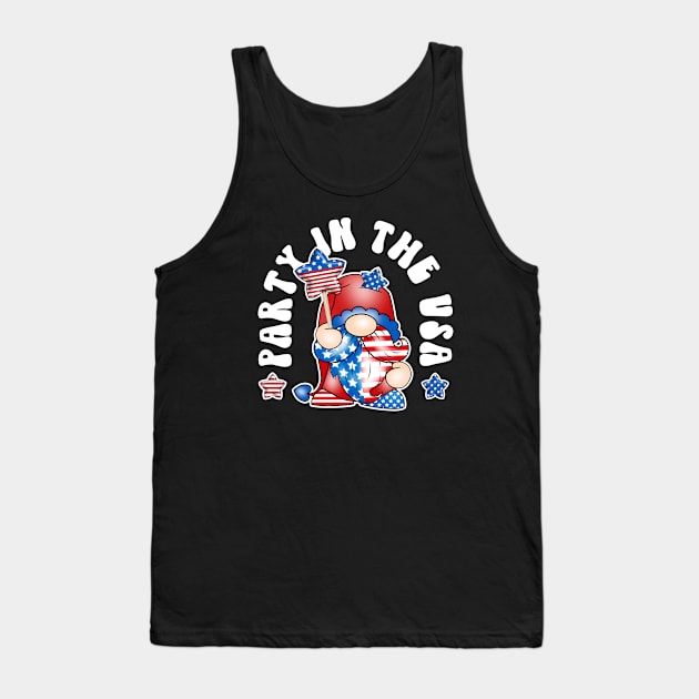 Party in the usa Tank Top by Zedeldesign